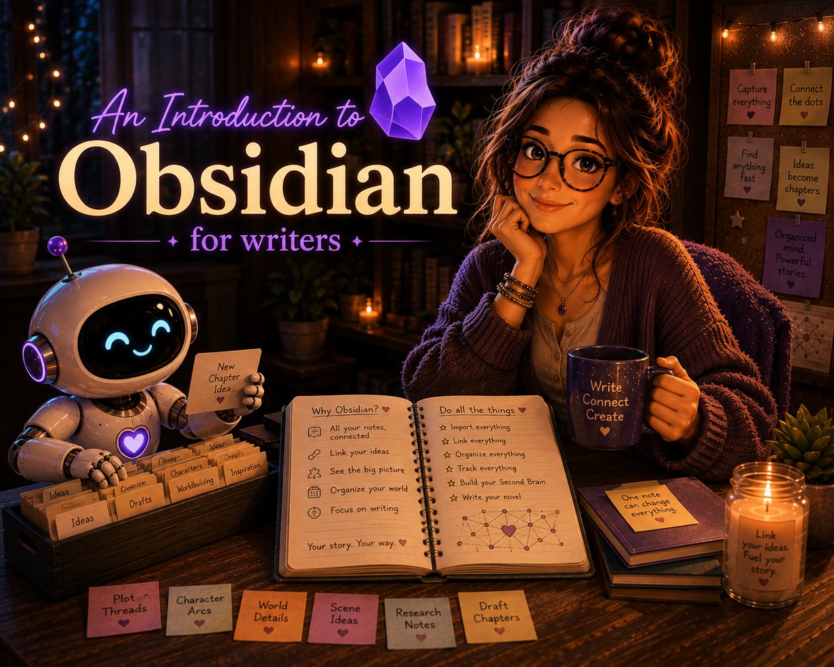 An Introduction to Obsidian for Writers — course art